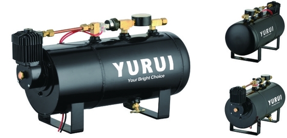 Yurui8006 2 In 1 Compressor ถังอากาศแบบพกพาแนวนอน 1 แกลลอน 140psi