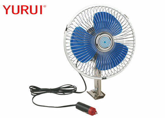 Metal Silver Blue Car Cooling Fan Electric 2 Speed ​​Switch For Trucks