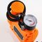 Orange Auto Air Compressor Portable, ปั๊มลมพลาสติก 250psi สำหรับยางรถยนต์