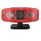 2 In 1 Auto Fan Heater With Light, Red Handheld Rechargeable Car Heater