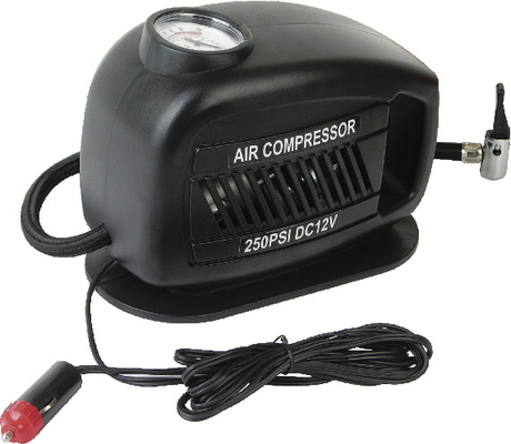 เครื่องอัดอากาศขนาดเล็กแบบพกพาสำหรับยางชุดเครื่องอัดอากาศรถยนต์ DC12V