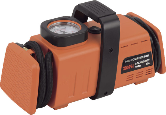 เครื่องอัดอากาศรถยนต์ AC / DC Plastic Fast Inflation สำหรับอัตราเงินเฟ้อของรถยนต์