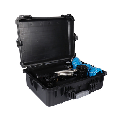 เครื่องปรับอากาศแบบ DC12V แบบกระบอกสองกลม