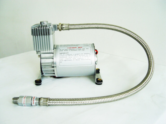 Pewter Air Suspension Compressor YURUI 6390R 150PSI สำหรับระบบ Air Bag Suspension Horn