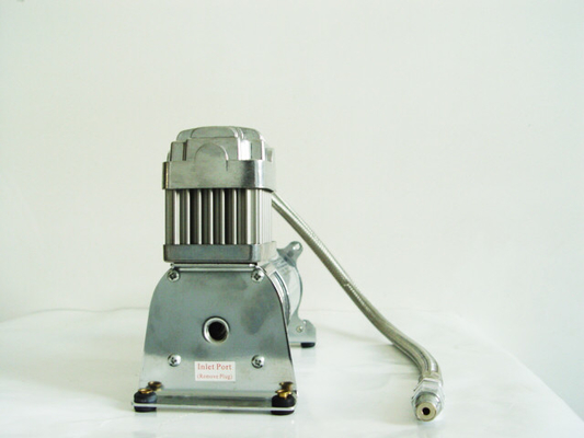 Single 150psi 12V 1/4 "Air Suspension Compressor Heavy Duty Silver