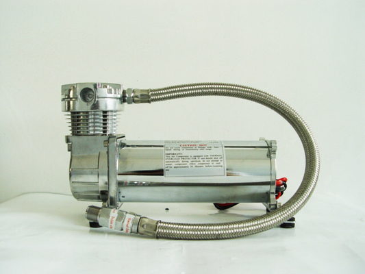 200psi 12 Volts Air Ride Suspension Compressor Stainless Lead Hose 5 Gallon Air Compressor