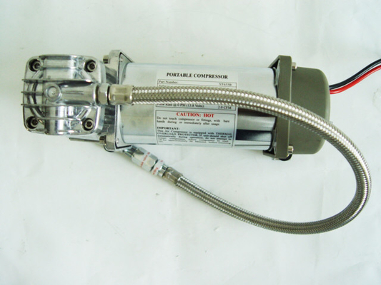 Chrome Airbag Air Ride Suspension Compressor 150psi 2.18CFM, 12v Car Air Compressor
