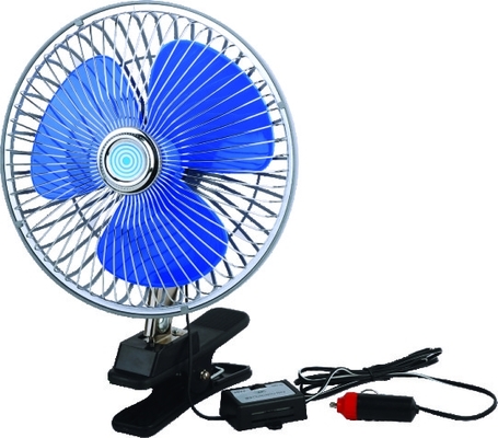 แผงควบคุมแบบพกพาขนาด 8 นิ้ว 12V พัดลมระบายความร้อนในรถยนต์ - สวิตช์ 2 ความเร็ว