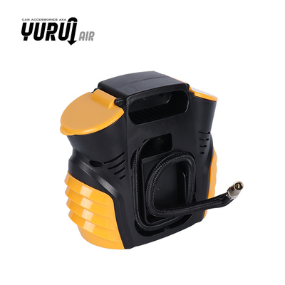 ปั๊มอากาศรถยนต์แบบพกพา DC12V ABS พร้อมเครื่องวัดดิจิตอลสําหรับการปรับระดับยางรถยนต์