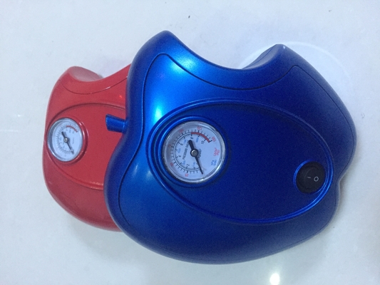 Apple Shape Car DC12V Car Air Pump Plastic Fast Inflation, Blue / Red Color