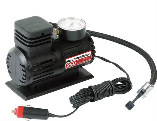 มินิคาร์แอร์คอมเพรสเซอร์ 12V พลาสติกพกพายาง inflator มินิแอร์คอมเพรสเซอร์สําหรับรถ