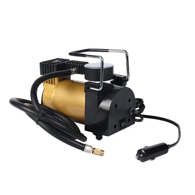 เครื่องกดอากาศโลหะแบบพกพา DC12v กระบอกเดียวยางรถยนต์ ปั๊มปั๊มปั๊มปั๊มปั๊มปั๊ม