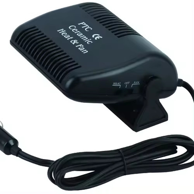 แฟนพลาสติกเย็นรถ แฟนเครื่องอบอุ่นรถ แฟนเครื่องอบอุ่นรถ PTC เซรามิก DC12V เครื่องอบอุ่นอัตโนมัติ