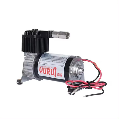 Dc 12v Air Ride การแขวนคล้องคอมเพรสเซอร์ Chrome และดําสําหรับรถบรรทุก