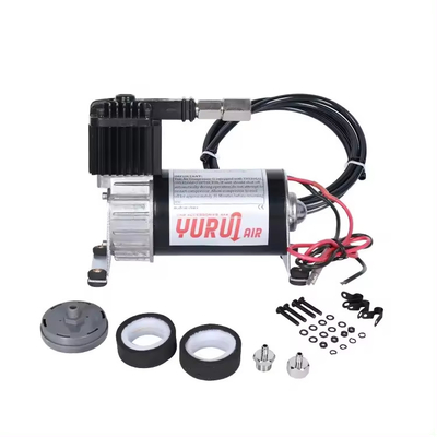 ราคาดี Dc 12v Air Ride การแขวนคล้องคอมเพรสเซอร์ Chrome และดําสําหรับรถบรรทุก ออนไลน์