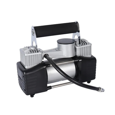 DC12V เครื่องบดอากาศรถยนต์โลหะกลองสองสําหรับปั๊มปั่นอากาศรถยนต์