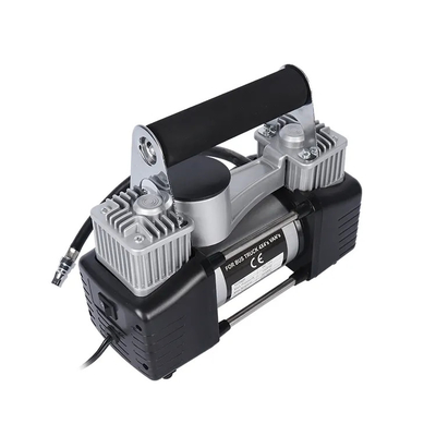 DC12V เครื่องบดอากาศรถยนต์โลหะกลองสองสําหรับปั๊มปั่นอากาศรถยนต์
