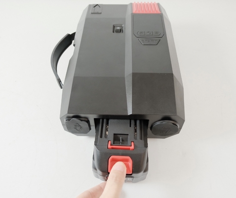 ปั๊มปั๊มไฟฟ้า 12 โวลต์ด้วยแบตเตอรี่และ AC110V-220V ทํางานนาน 20psi กับจอ