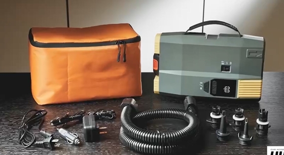AC110-220V ปั๊มปั๊มไฟฟ้าดิจิตอล DC 12V กับแบตเตอรี่ลิธีียมสําหรับปัดปลา
