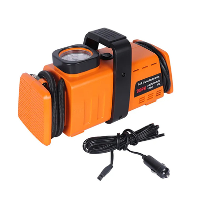 AC110-230v พกพารถยนต์ยาง inflator DC12v กับมือ