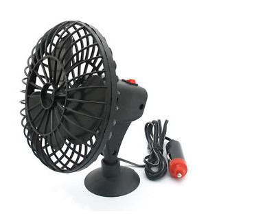 ราคาดี Mini Black Plactic Vehicle Cooling Fans Dc 12v แบบพกพา 4 นิ้วพร้อมการดูดซับ ออนไลน์