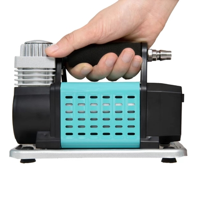 เครื่องปรับอากาศรถยนต์พกพาโลหะ DC12V กระบอกเดียว พร้อมเครื่องวัดความดันโลหะ