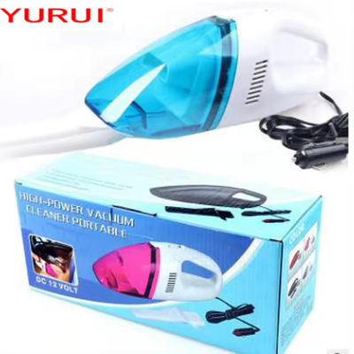 เครื่องดูดฝุ่นรถยนต์แบบพกพา DC12v นุ่มและแห้งด้วยปลั๊กบุหรี่