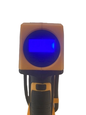 เครื่องบดอากาศรถยนต์ขนาดดิจิตอล พร้อมแบตเตอรี่และไฟ LED สําหรับการปรับลมยางรถยนต์