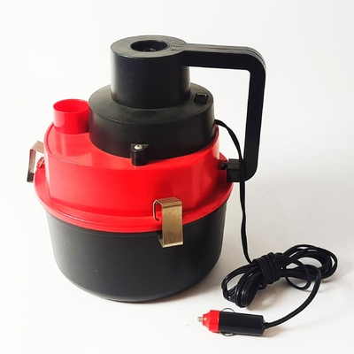 เครื่องดูดฝุ่นรถยนต์มือถือขนาดเล็กที่กําหนดเอง พร้อม 4 กระปุก DC12v