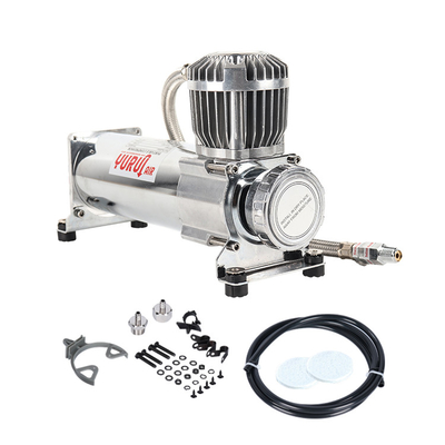 DC 12V กระบอกเดียว คอมเพรสเซอร์การแขวนอากาศรถยนต์ คอมเพรสเซอร์การขับรถยนต์