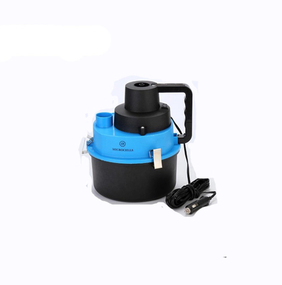 เครื่องดูดฝุ่นในรถยนต์แบบพกพาแบบแห้ง 12v Dc ที่จุดบุหรี่พร้อมอะแดปเตอร์ Inflator