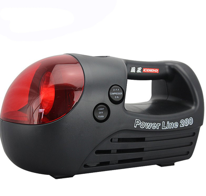 ราคาดี เครื่องอัดอากาศแบบพกพาสีดำและสีแดงสำหรับรถยนต์ Three In One Type 12v 280 Psi ออนไลน์