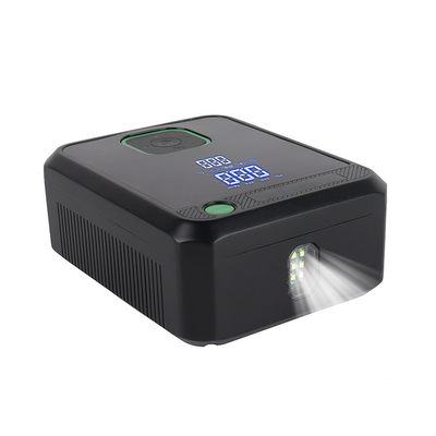 พั๊มอากาศรถยนต์ไฟฟ้ายาง Inflator LCD ภาพดิจิตอลแสดงด้วยฟังก์ชัน deflating