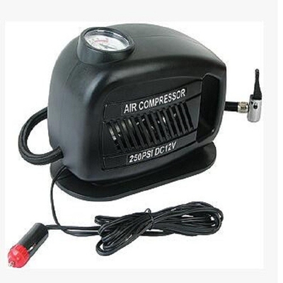 เครื่องปรับอากาศรถไฟฟ้า 250psi พร้อมปลั๊กจุดบุหรี่ เครื่องปรับอากาศอัตโนมัติ เครื่องปรับอากาศ 12 โวลต์