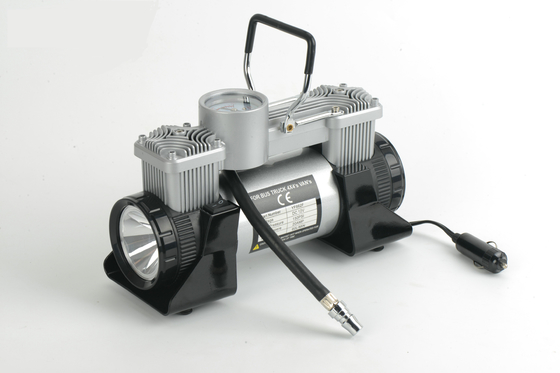 ราคาดี 12v 180w 150psi เครื่องอัดอากาศในรถยนต์แบบพกพาปั๊มยางโลหะพร้อมไฟ ออนไลน์