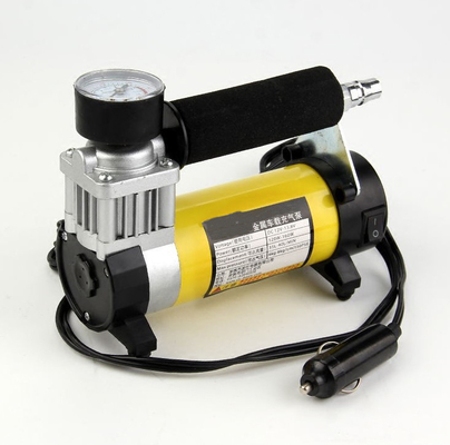 เครื่องอัดอากาศในรถยนต์แบบพกพาพร้อมที่สูบบุหรี่ในรถยนต์ 140PSI ที่จุดบุหรี่