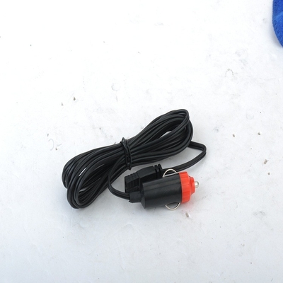 เครื่องอัดอากาศแบบพกพาขนาด 250psi วัสดุพลาสติกสีดำสำหรับยางรถยนต์