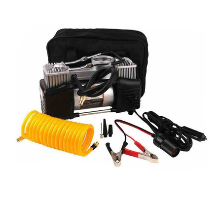 เครื่องบดอากาศรถยนต์โลหะสองกลม DC12Volt พร้อมเครื่องวัดแรงดัน