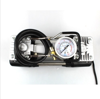 ปั๊มลมโลหะสองสูบ 180w 150PSI พร้อมนาฬิกา