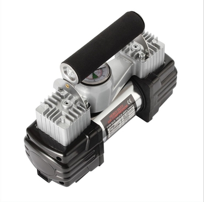 เครื่องอัดอากาศโลหะทรงกระบอกคู่สำหรับรถยนต์ 150PSI รับประกันหนึ่งปี