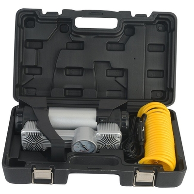 เครื่องอัดอากาศสำหรับรถยนต์สีดำสำหรับงานหนัก 150psi 12v 180w พร้อมใบรับรอง CE Rohs