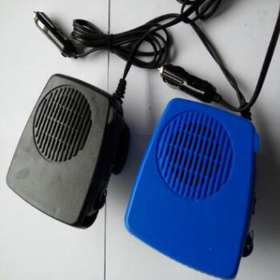 เครื่องทําความร้อนแฟนรถยนต์แบบพกพา DC 12V MINI เครื่องทําความร้อนแฟน PTC มีฟังก์ชันแฟนและเครื่องทําความร้อน