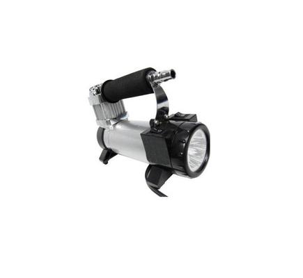 ปั๊มอัดอากาศกระบอกสูบเดี่ยว 12v วัสดุโลหะพร้อมไฟ 100 Psi