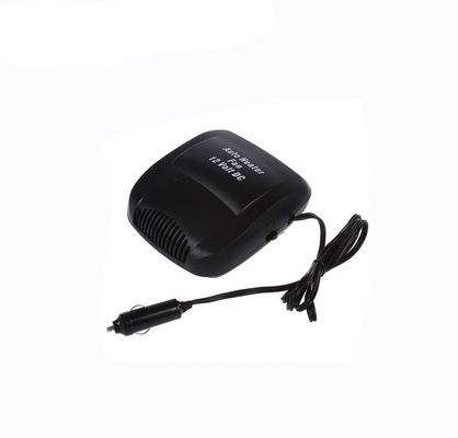 รับประกันหนึ่งปีเครื่องทำความร้อนในรถยนต์แบบพกพา 150w สีดำพร้อมสวิตช์ Cool Warm