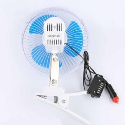 พัดลมระบายความร้อนรถยนต์ไฟฟ้าสีน้ำเงิน 12v / 24v สกรูยึดวัสดุพลาสติก