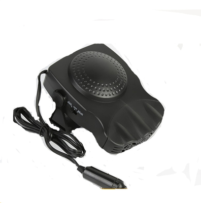 เครื่องทำความร้อนในรถยนต์แบบพกพาอัตโนมัติสีดำ 150w รับประกันหนึ่งปีพร้อมสวิตช์