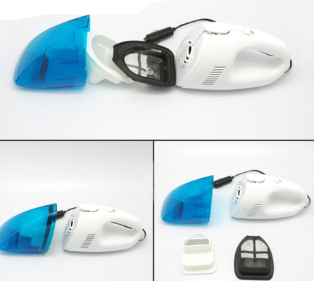 เครื่องดูดฝุ่นรถยนต์แบบพกพาขนาดเล็ก ABS Dc12V พร้อมกรองล้าง
