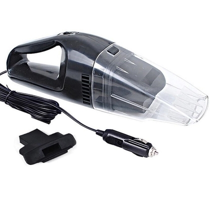 เครื่องดูดฝุ่นในรถยนต์แบบพกพา 12v DC สีดำพร้อมใบรับรอง CE