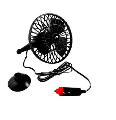 YF209 พัดลมระบายความร้อนไฟฟ้าสีดำสำหรับรถบรรทุก 12v Dc Voltage Oscillating