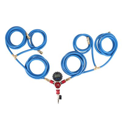 เครื่องวัดแบบดิจิตอล 4 ทาง Air Manifold สําหรับระบบลมลมลมลมลมลม